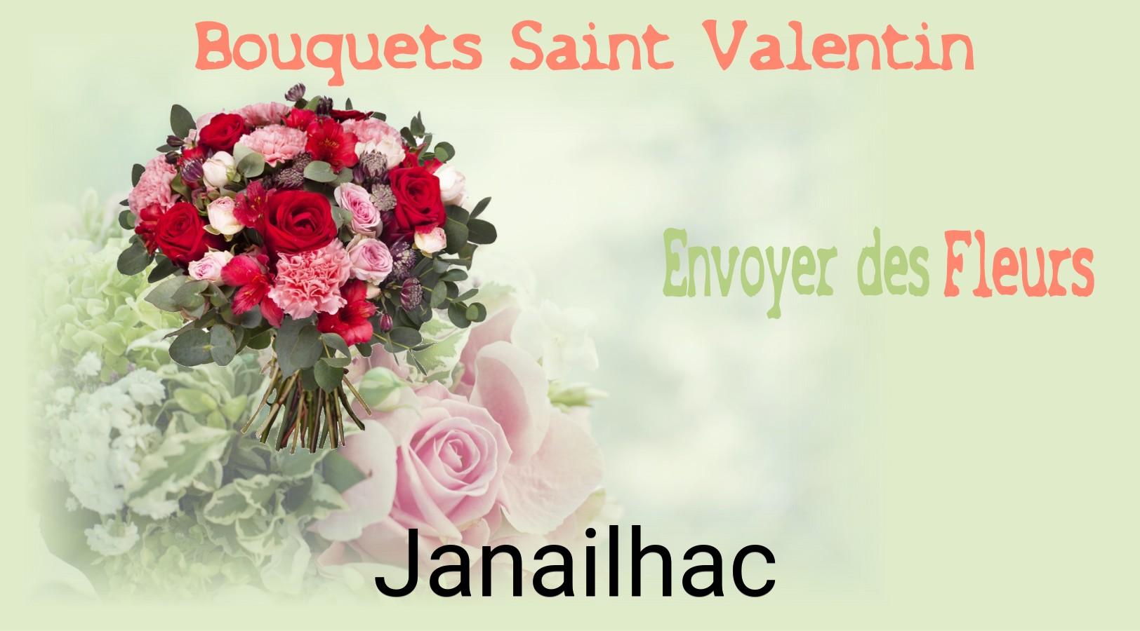 Roses de Saint-Valentin livrées à Janailhac